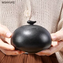 Керамическая Емкость бака прекрасно впитывают влагу, герметичное уплотнение кофе в зернах чайные конфеты печенье с крышкой товары для дома, кухни бутылка для хранения банок