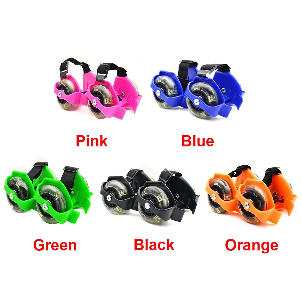1 пара Регулируемая обувь для катания на коньках колеса 3 цвета аксессуары шкив износостойкий эластичный Вихрь ПВХ трение Мигающий Ролик