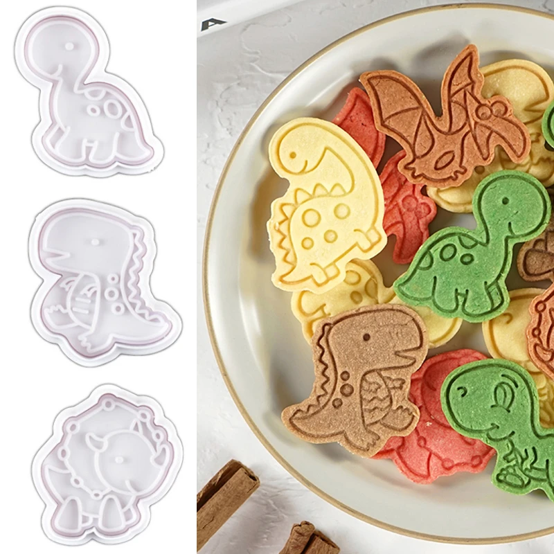Dinosaur Cookie Cutter Mold for Baking Dinosaur Molds Fondant Cakes Cutters  for Gingerbread Dino Forms for Cookies Cake Tools|Dụng Cụ Làm Bánh Quy| -  AliExpress