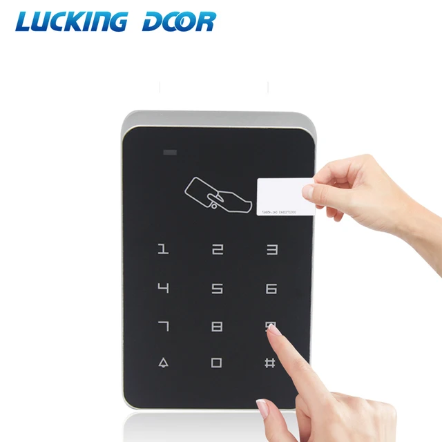 125khz RFID Digital Keypad Access Control System Door Lock Controller RFID card reader RFID Keypad Touch Access Control System 1
