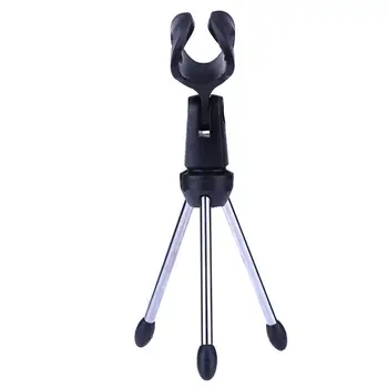 

Mini Foldable Desktop Tripod Microphone Mound Holder Mic Stand Adjustable Height Microphone Bracket Support