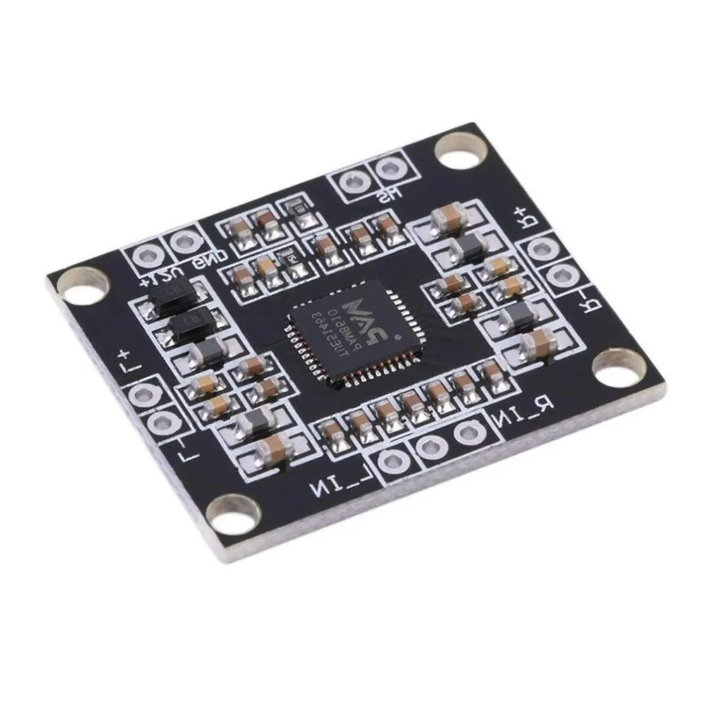 Taidacent 12V 15W + 2CH профессиональный мини-громкоговоритель Audio Stereo Class D Amp PAM8610 плата