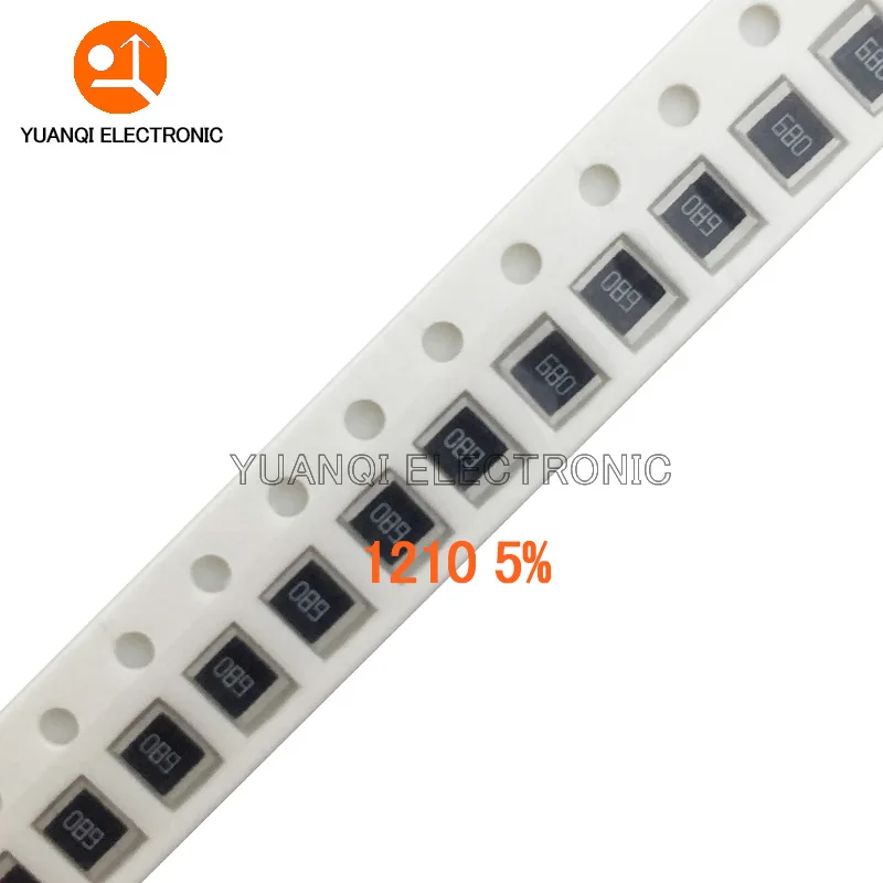 100pcs 1210 5% SMD resistor 1/2W 11K 12K 13K 15K 16K 18K 20K 22K 24K 27K 30K 33K 36K 39K 43K 47K 51K 56K 62K 68K 75K 82K ohm | Электронные
