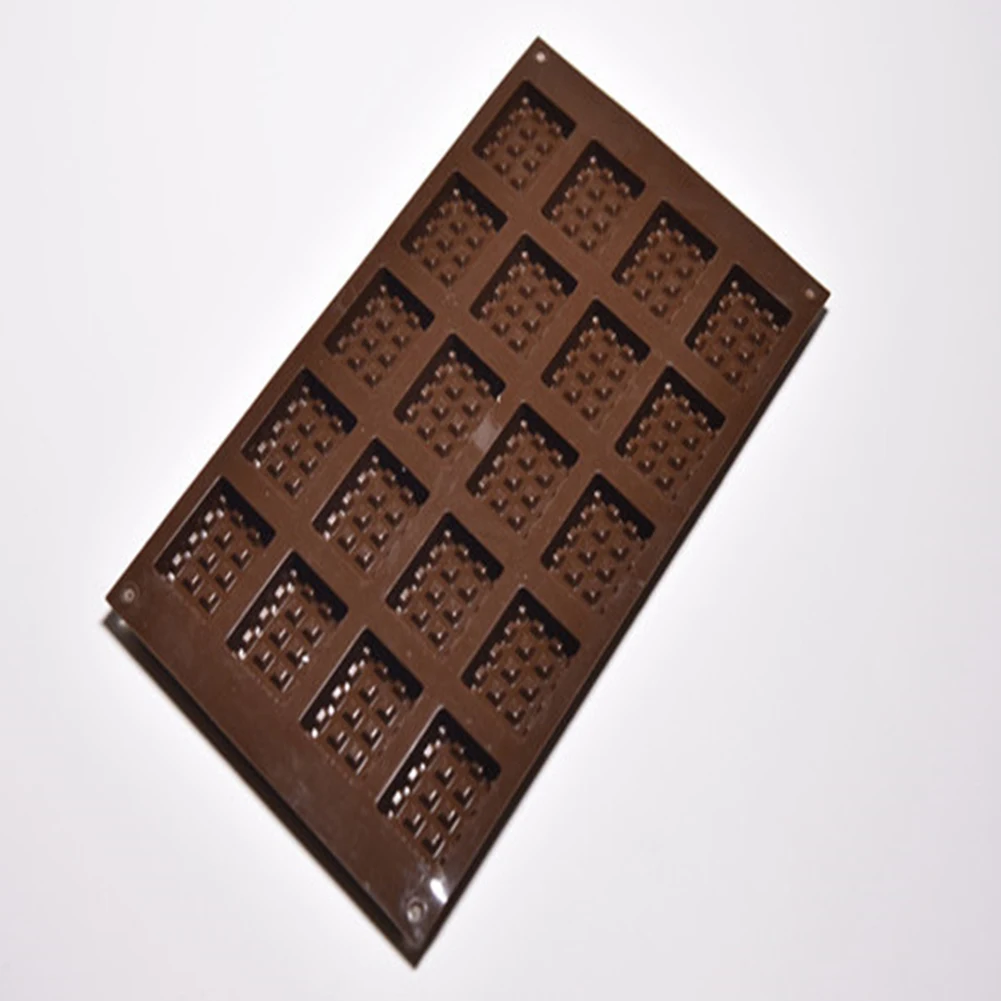 20 сетки домашняя форма для вафель формы для выпечки антидеформированные кухонные мягкие многоразовые легко чистящие лоток для шоколада