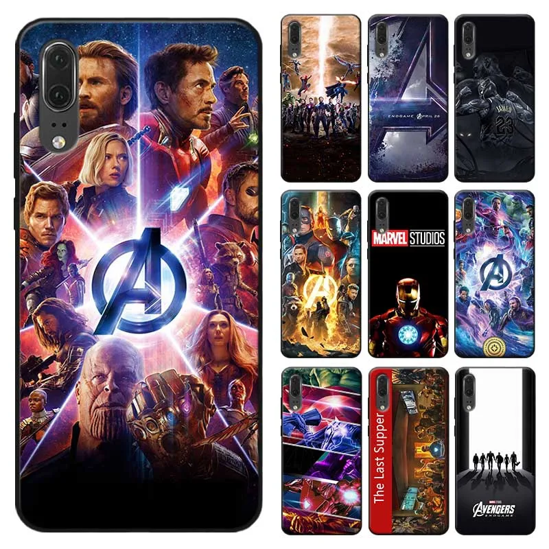 Marvel Avengers Phone Case for huawei honor 20 lite 8x 9x pro 10 v30 Soft silicone Cover |