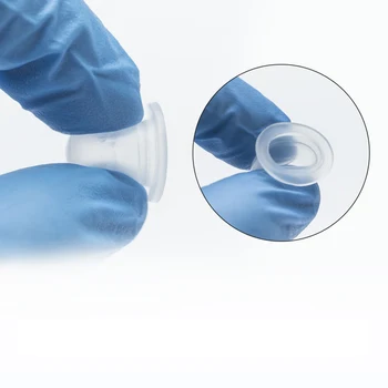

500Pcs Soft Silicone Eyebrow Makeup Pigment Holder S/L Disposable Microblading Tattoo Ink Cups Container Caps Tattoo Accessories