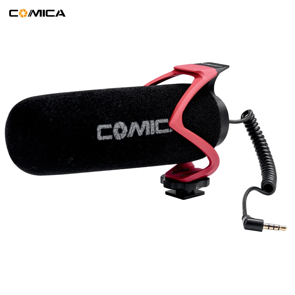 Микрофон COMICA CVM-V30 LITE с суперкардиоидным полярным рисунком холодным башмаком