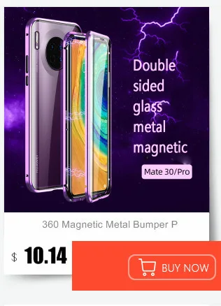 Magnetic Adsorption Metal Phone Case For Xiaomi Redmi Note 7 8 K20 Pro Mi 9 T CC Mi9 SE Double Sided Tempered Glass Magnet Cover