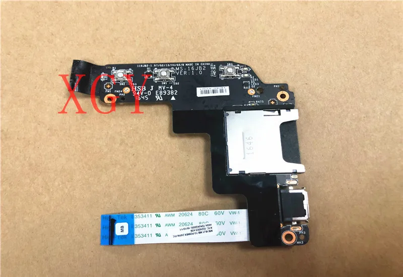 Original para Msi Ge72 Ge62 Ms16jb2 Switch Card Reader Usb Pequena Placa com Cabo 100 Teste ok