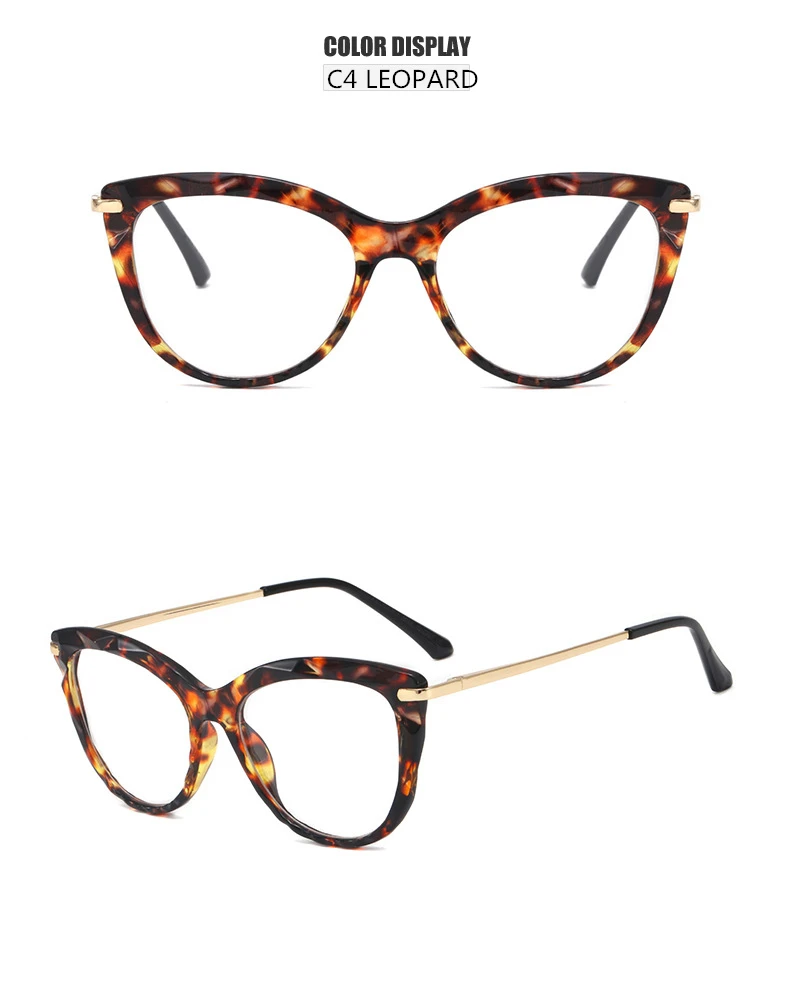 Оправа для очков в стиле кошачьи глаза женские прозрачные очки Модные оптические компьютерные очки прозрачная оправа для близорукости