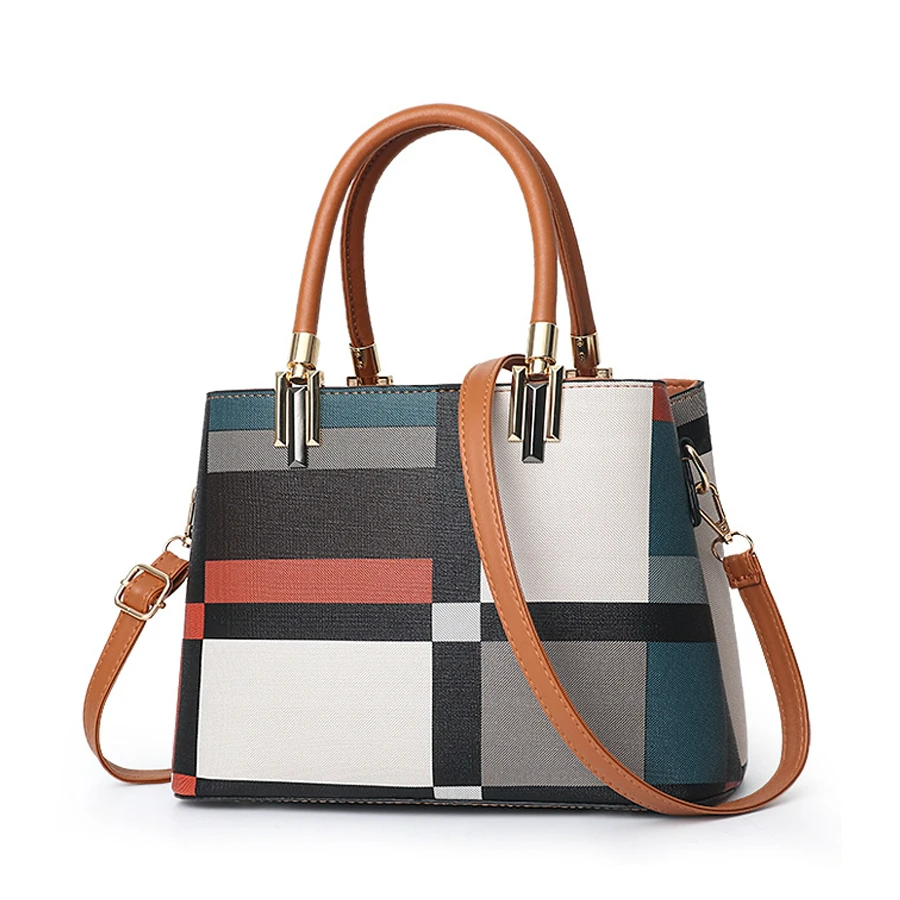 

Fashion Women Handbag Plaid Female Cross Body Bags Casual Messenger Totes New Arrival Ladies' Shopping Shoulder Bags Sac A Main