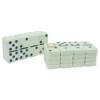 Double Six Board Game 28 Pcs White Domino Tile With Color Dots Tin Box Home Funny Game Entertainment Recreational Travel ► Photo 3/6