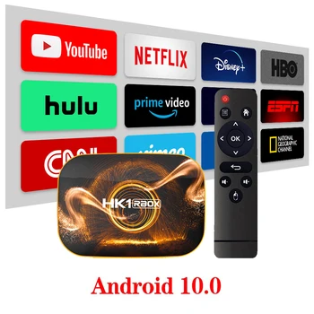 

2020 HK1 RBOX R1 TV Box Android 10 4GB 64GB Rockchip RK3318 1080p 4K Google Play HK1 BOX Set Top Box Android 10.0 TVBOX VS H96