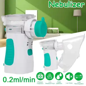 

Mini Handheld Portable Mesh Nebulizer Silent Ultrasonic Medical Steaming Inhaler Adult Kids Rechargeable Respirator Humidifier