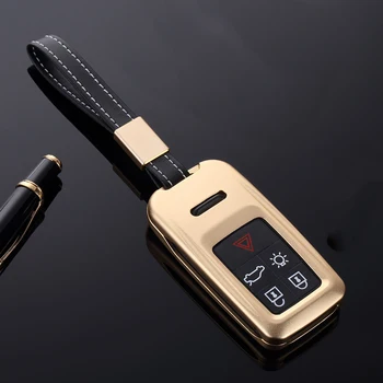 

High Quality Car Aluminium Alloy Key Holder Cover Case Bag For Volvo XC90 XC60 C30 C70 S40 S60L S70 S80L V40 V50 V70