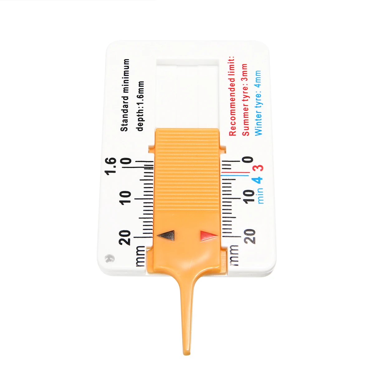 Car Tire Repair Tools 1pc Car Motorcycle Trailer Van Wheel Measure Tool Compact Tyre Tread Depth Gauge