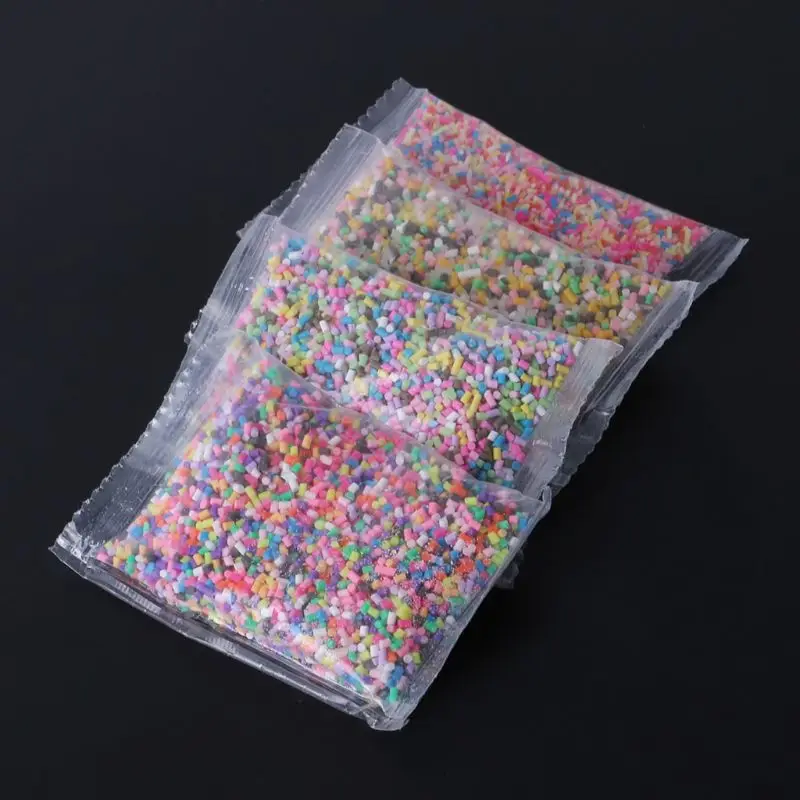26 г пластиковые радужные брызги пушистый поплавок слизи глина грязь DIY клейкие аксессуары 634F