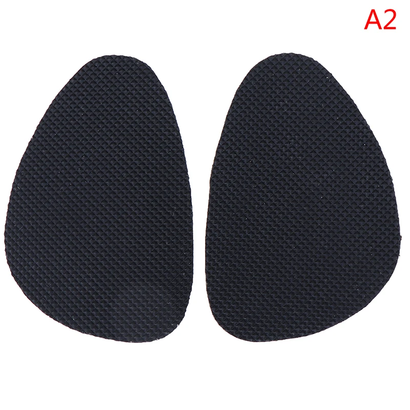1 пара Черный Прочный нескользящий стикер самоклеящаяся нескользящая подошва защита для обуви стельки подушка - Цвет: A2