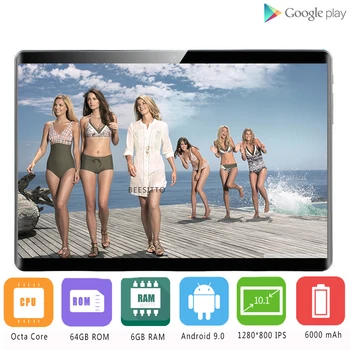 

2020 New Google Android 8.0 10 inch tablet 4G FDD LTE Octa Core 6GB RAM 128GB ROM 1280x800 IPS Wifi Kids GPS Tablet 10 10 Gift