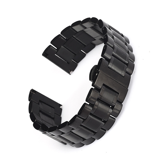 20mm Watch Strap For Samsung Galaxy Watch 3 41mm 45mm Active 2 Stainless Steel Band Bracelet For Huawei Watch 3 Pro GT 2 46