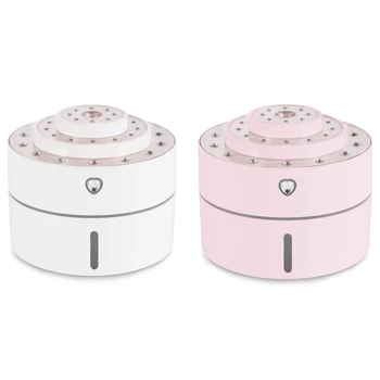 

Rechargeable Humidifier with 7 Color Night Lights and 2 Fog Modes