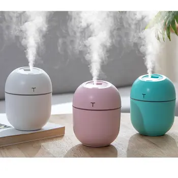 

Ultrasonic Mini Air Humidifier Aroma Essential Oil Diffuser for Home Car USB Nebulizer Mist Maker with LED Night Lamp