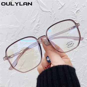 

Oulylan Anti-blue Light Oversized Glasses Frame Women Trend Irregular Transparent Spectascle Frame Men TR90 Fashion Eyewear