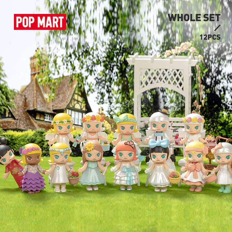 POP MART Molly свадебный цветок девочка для всей коробки игрушки фигурка глухая