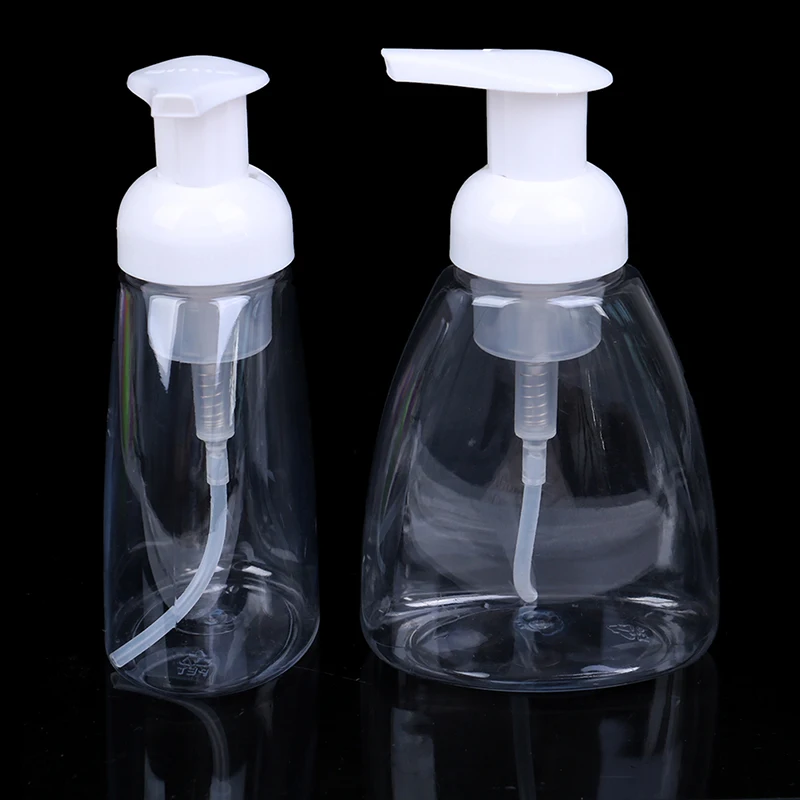 Clear Foaming Bottle Liquid Soap Whipped Mousse Points Bottling Shampoo Lotion Shower Gel Foam Pump Bottles 250ml/300ml