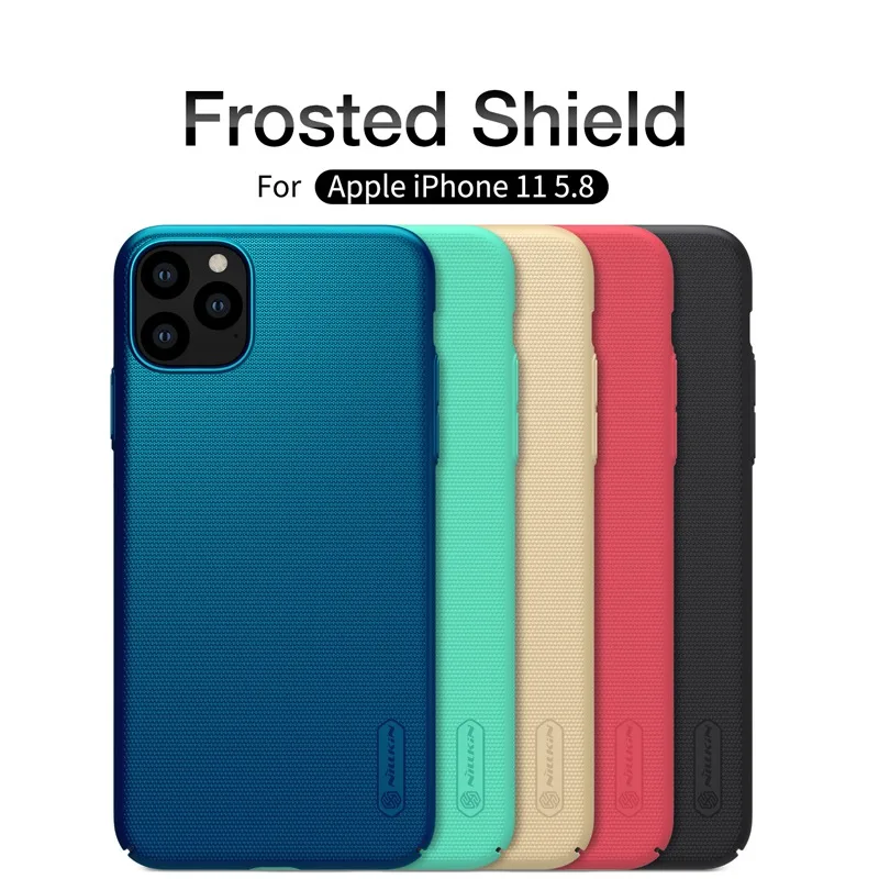 

for iPhone 11 pro max case rugged cover, original NILLKIN shockproof case for iPhone 11 pro max mobile phone frosted shield