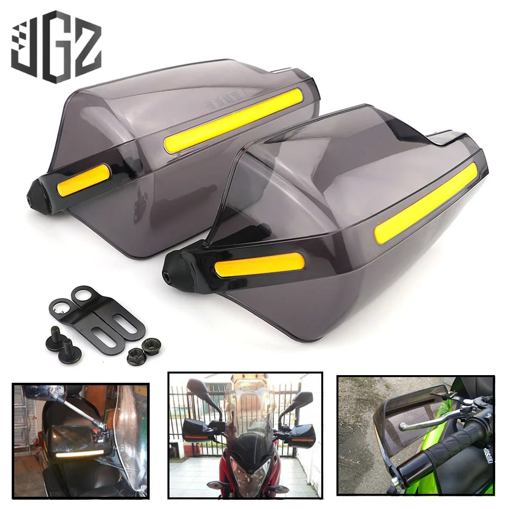 Baratos 22MM protectores de la mano del viento de la motocicleta parabrisas Motocross Protector de mano a prueba de viento Universal para Yamaha Honda Kawasaki Suzuki