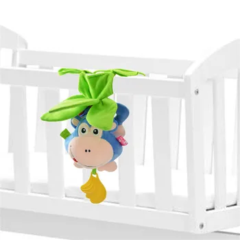 

0-12 Months Baby Rattles Toys Mobiles Bendable Infant Crib Hanging Toy Bed Bell Music + Teethers Rustle Paper