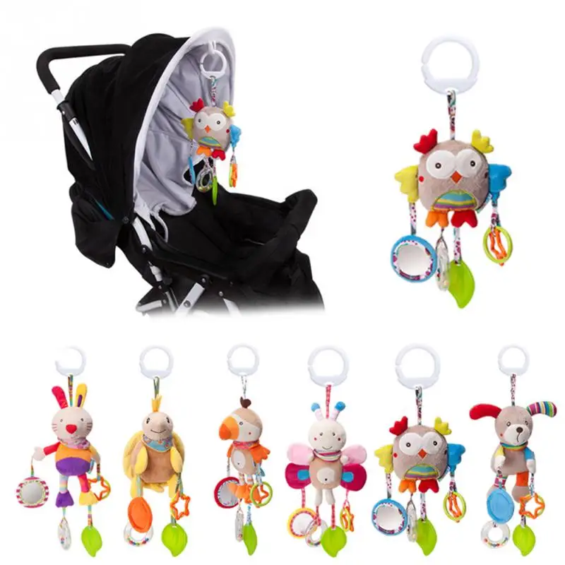 Мультяшные Игрушки для малышей от 0 до 12 месяцев, детская коляска для кровати, Детские подвесные погремушки, плюшевая игрушка для новорожденных, игрушки для малышей