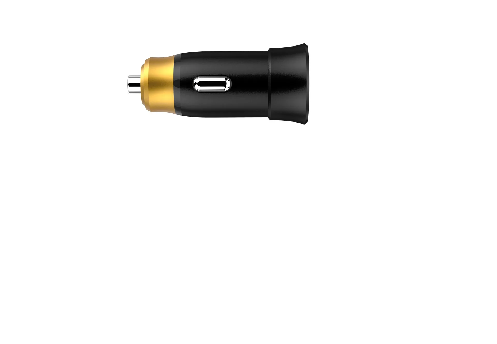Заводская модель металлическое зарядное устройство для автомобиля USB Автомобильное зарядное устройство QC3.0 Быстрая зарядка зарядное устройство для мобильного телефона