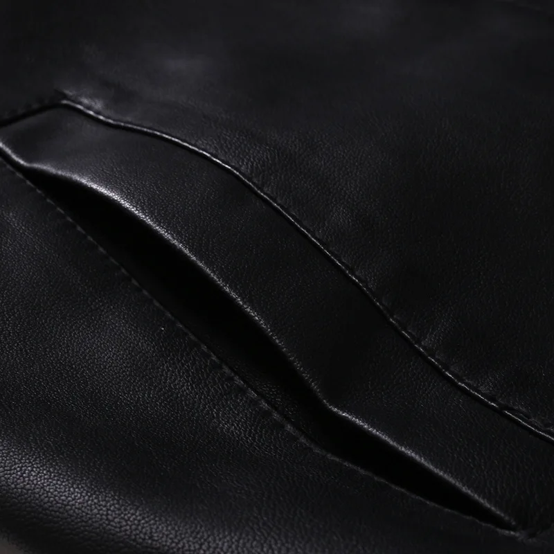 AliExpress Autumn And Winter New Style Hot Selling Men'S Wear Washing Leather Coat PU Leather Jacket Jk48
