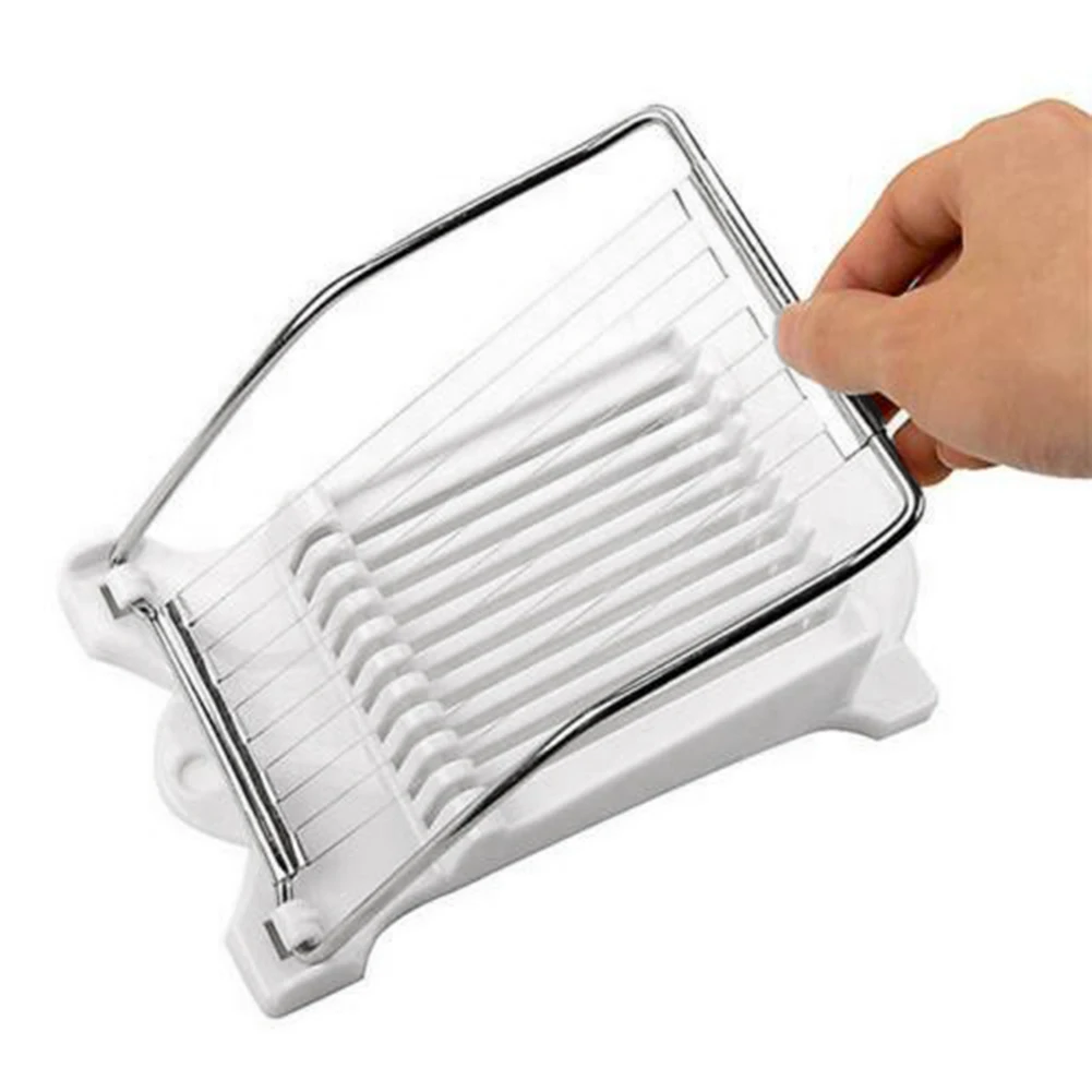 Hot Stainless Steel Lunch Meat Slicer Cutting Canned Meat Soft Cheese Slicer Boiled Egg Fruit Food Kitchen Gadget Cutting Tool