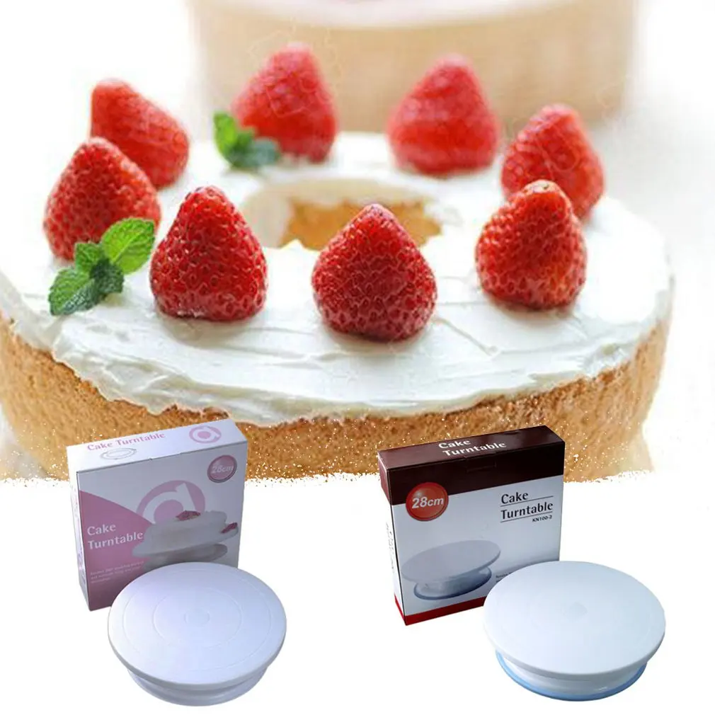 DIY аксессуары для выпечки Стабильный круглый торт поворотный стол инструменты для выпечки торт нескользящий цветочный стол торт поворотный стол торт плесень
