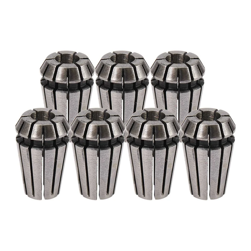 7Pcs 1-7mm ER11 Collet Chuck Tool Bits Holder Spring Collet with 8 Pcs Router Collet Set Chuck Heads Adapter foldable woodworking bench