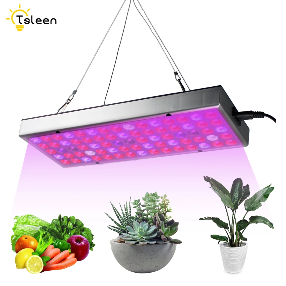 LED Grow Light Plant Growing Lamp 45W Panel Lights for Indoor Plants Hydroponics 