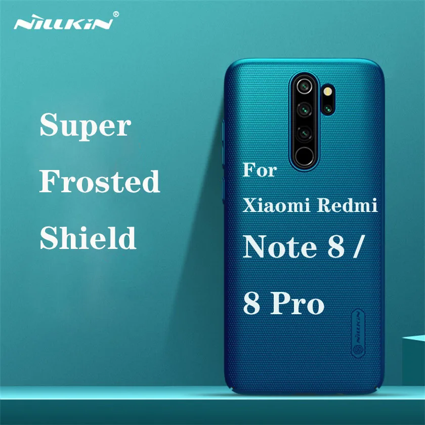 Чехол Nillkin для Xiaomi Redmi Note 8 Pro, матовый защитный чехол, жесткий защитный чехол из поликарбоната для Redmi Note 8, чехол, глобальная версия