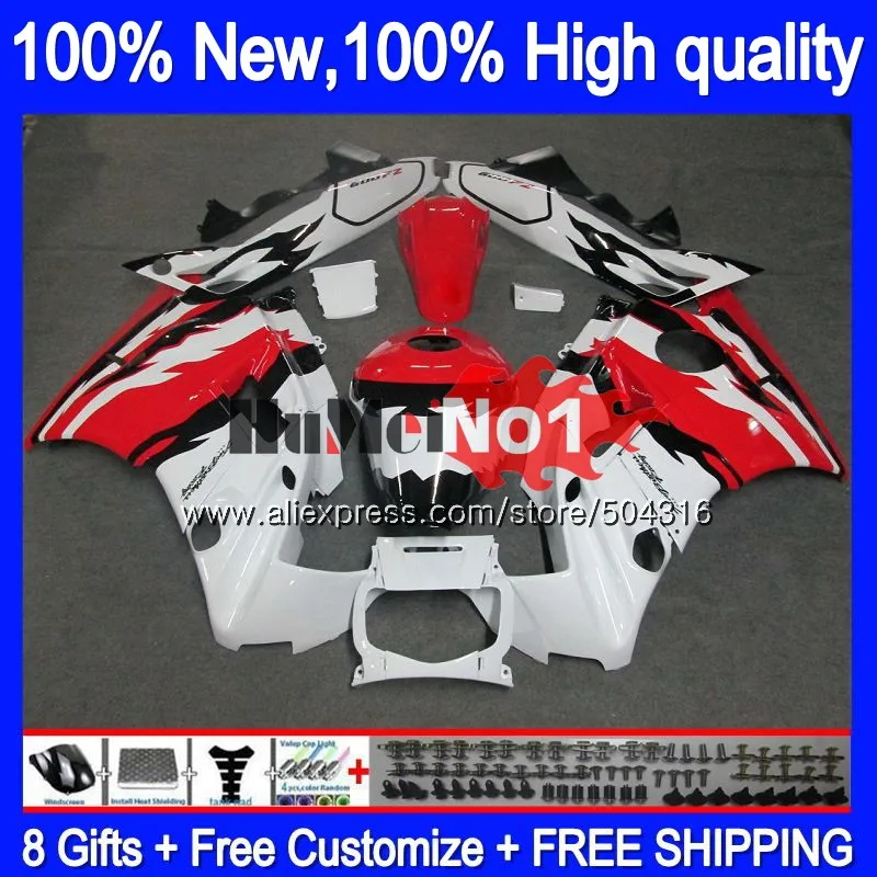 Корпус+ майка для HONDA CBR600 F2 FS CBR600FS красный, белый 1MC. 35 CBR 600F2 600 F2 CBR600F2 1991 1992 1993 1994 91 92 93 94 обтекатель