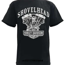 Мужская футболка Shovelhead Engine, футболка с коротким рукавом, забавная футболка, новинка, футболка для мужчин
