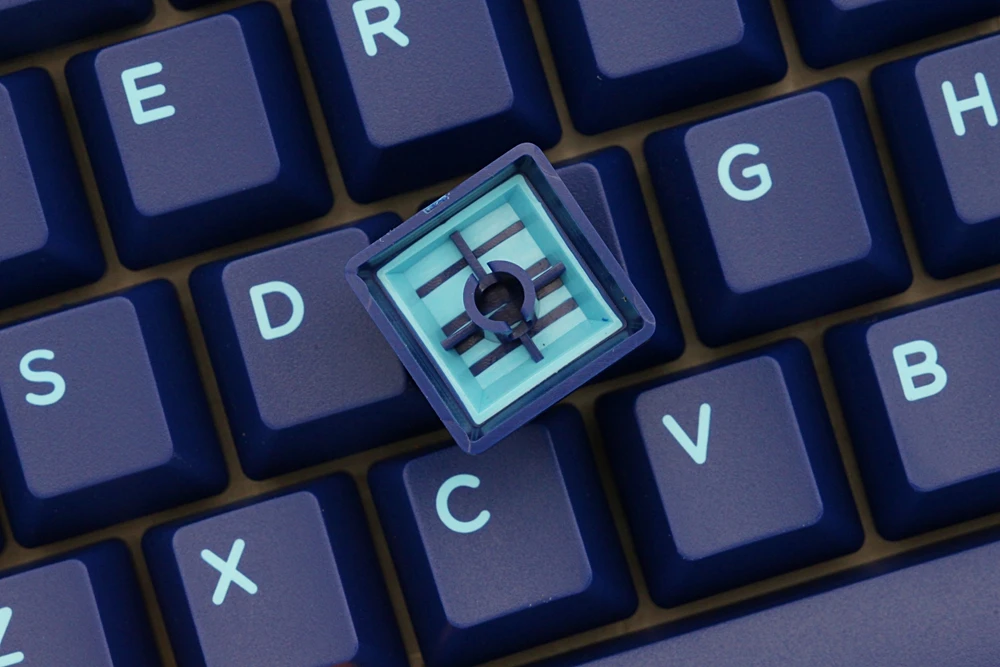 Набор клавиш Domikey hhkb abs doubleshot набор Atlantis blue profile для механической клавиатуры topre stem