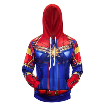 

Superman Hulk 3D Print Men's Sweatshirt Superhero Comics Custom Top Gym Leisure Cycling Sport Jacket Red Hooded Tops Long Sleeve