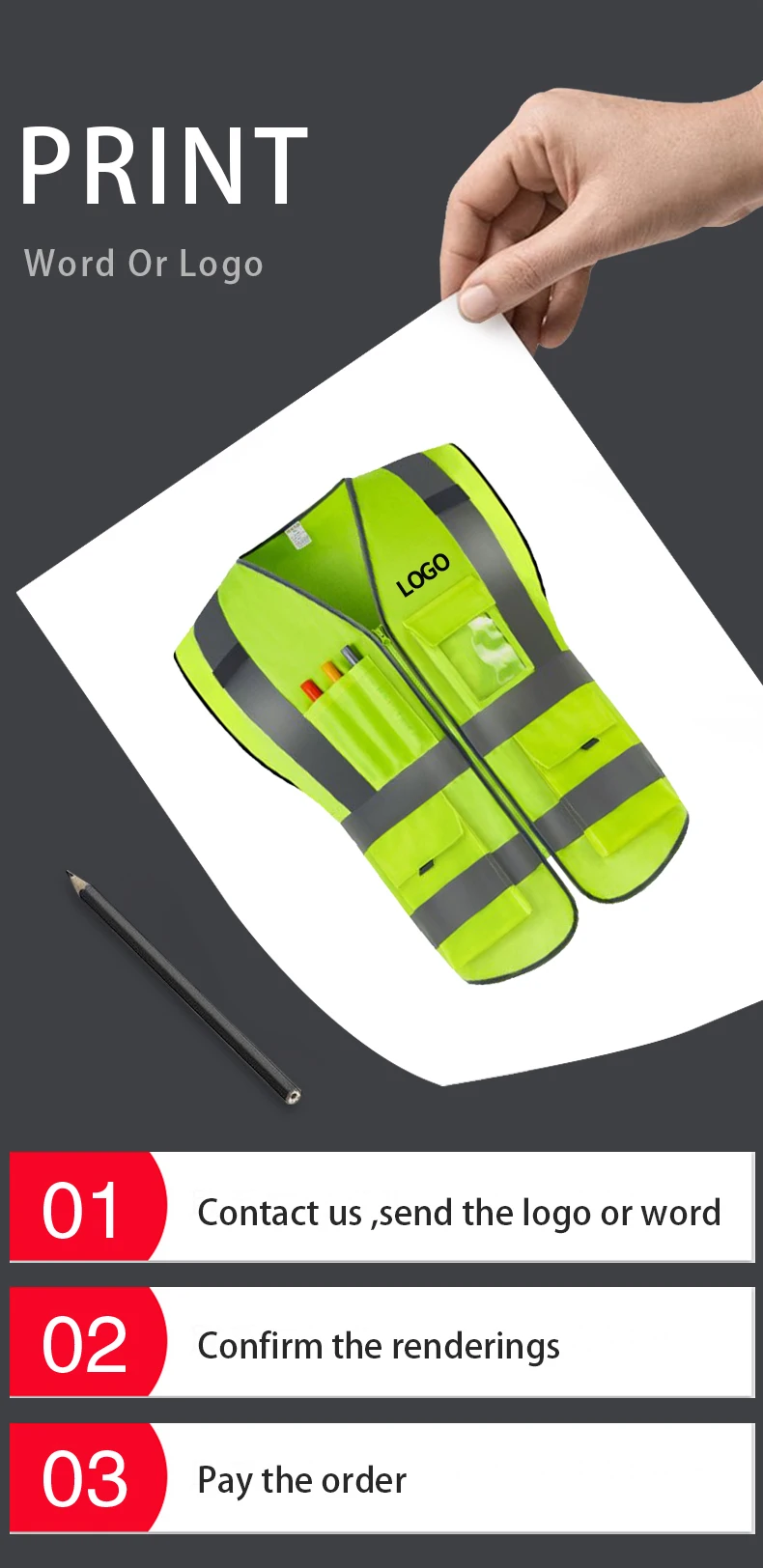 Hi Vis жилет безопасности светоотражающий жилет высокая видимость жилет Мульти Карманы рабочая одежда руководство дорожного движения Рабочий жилет