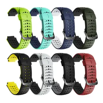 

Colorful Silicone Replacement Watch Band For Garmin Forerunner 235 220 230 620 630 735 Watch Outdoor Sport Watchstrap