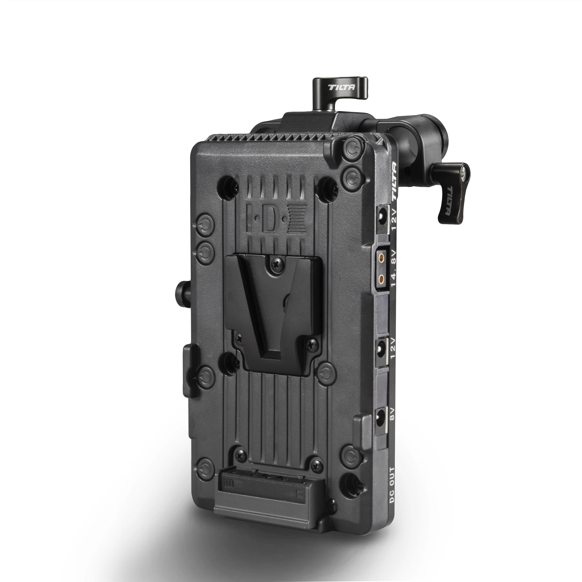 Клетка для камеры Tilta ES-T14-V/A для sony FS5 сочетает в себе верхнюю пластину адаптера штатива VCT с наплечной панелью и рукояткой