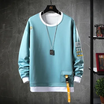 2020 Solid Color Sweatshirt Men Harajuku Hoodies   3