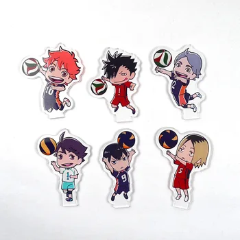 

Anime Haikyuu!! Acrylic Stand Model Desk Decoration Cute Figures Comic Exhabition Decor Ornaments 10cm Fans Gift