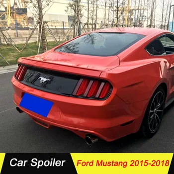

Spoiler For Ford Mustang 2015 2016 2017 2018 high quality abs plastic rear trunk tail wing spoiler for ford mustang
